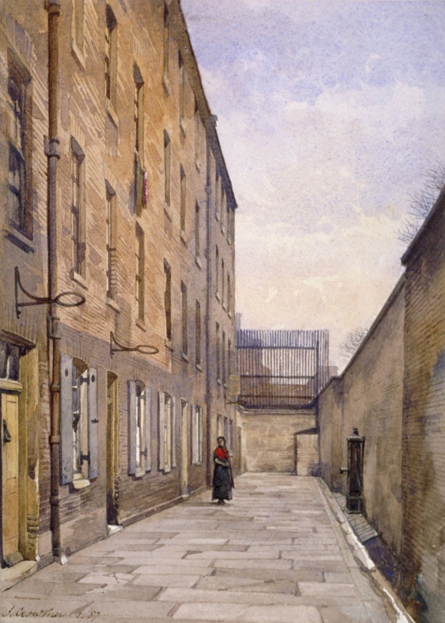 Udsigt over Marshalsea Place, Southwark, London, 1887 af John Crowther