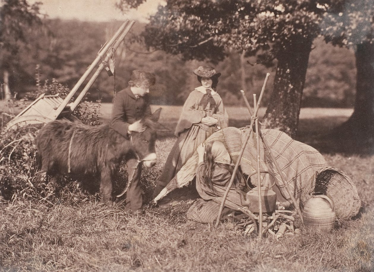 Sigøjnere, 1853-56. af John Dillwyn Llewelyn