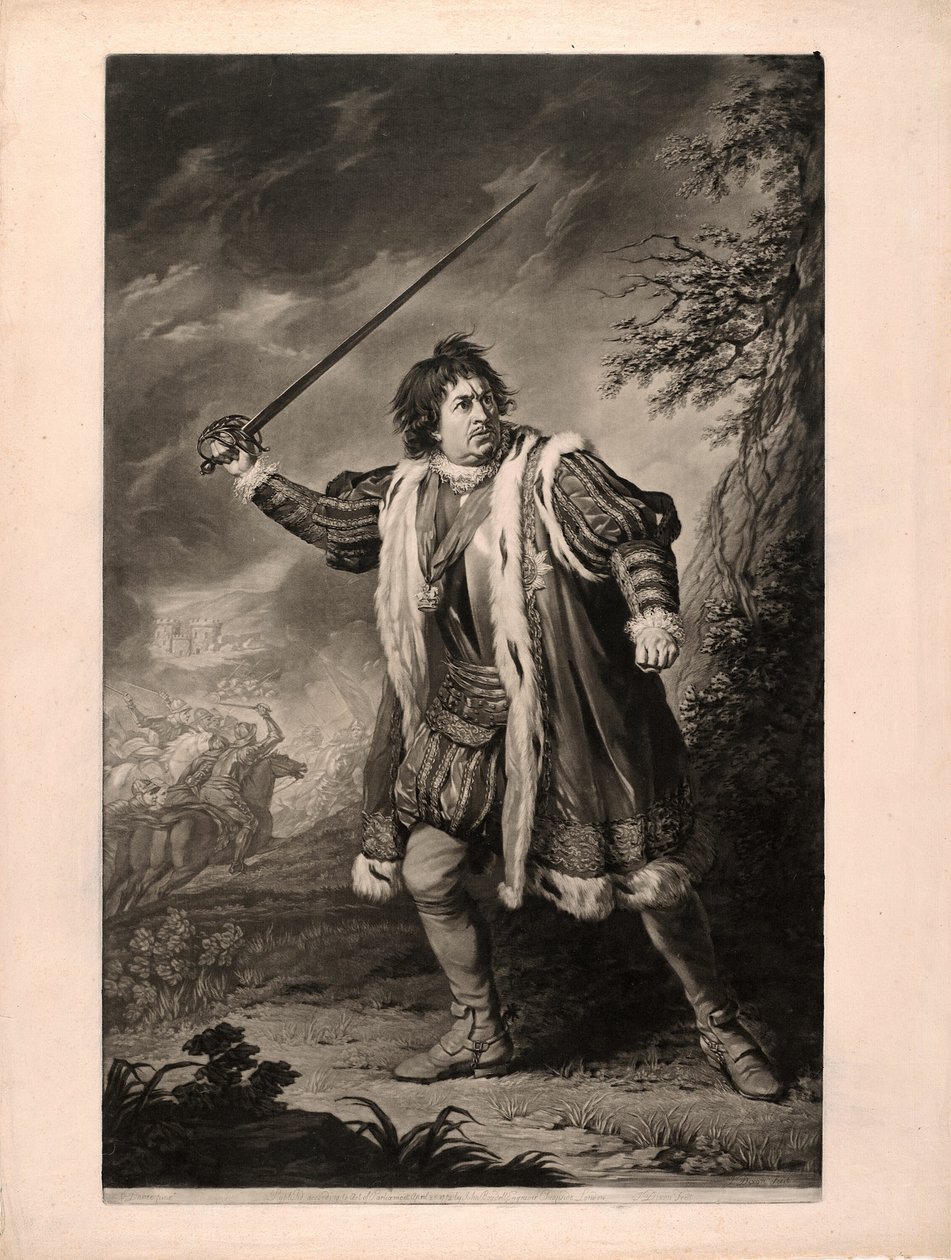 Mr. Garrick i "Richard the Third" af John Dixon