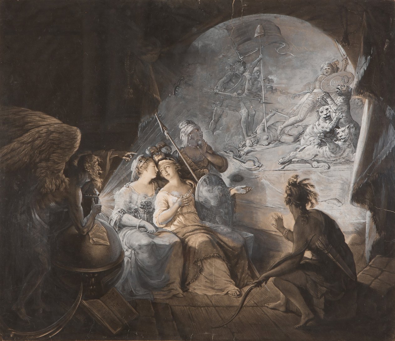 The-Tax-Tempest The Oracle, 1774. af John Dixon