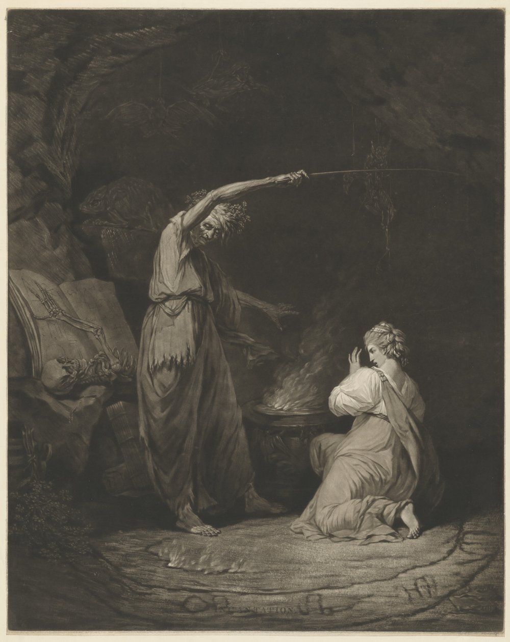 Besværgelse af John Dixon after John Hamilton Mortimer