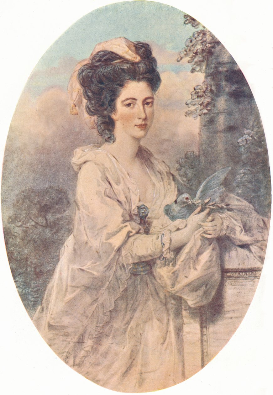 Miss Isabella Hunter, 1781, 1907 af John Downman