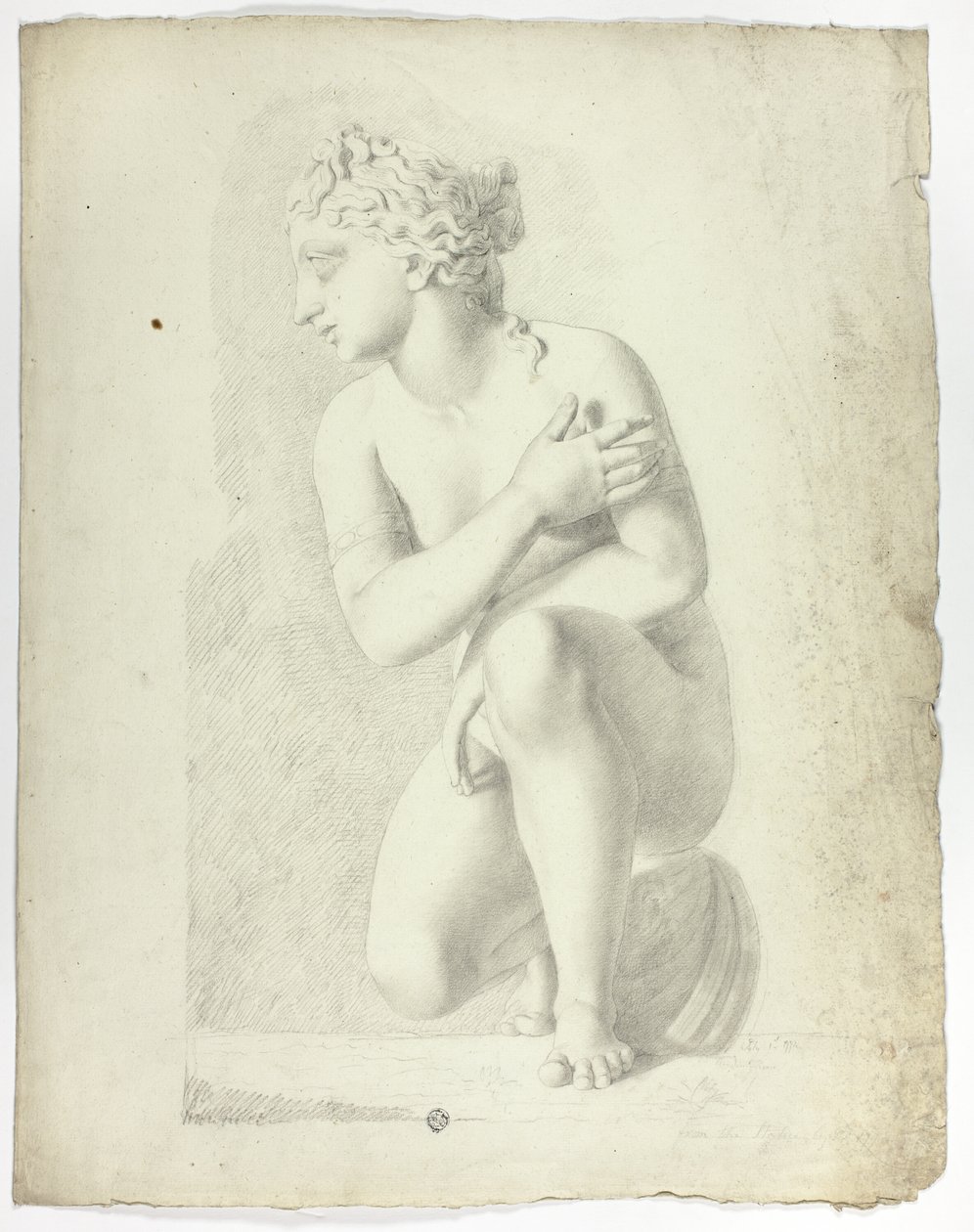 Statue af Krøjende Venus af John Downman