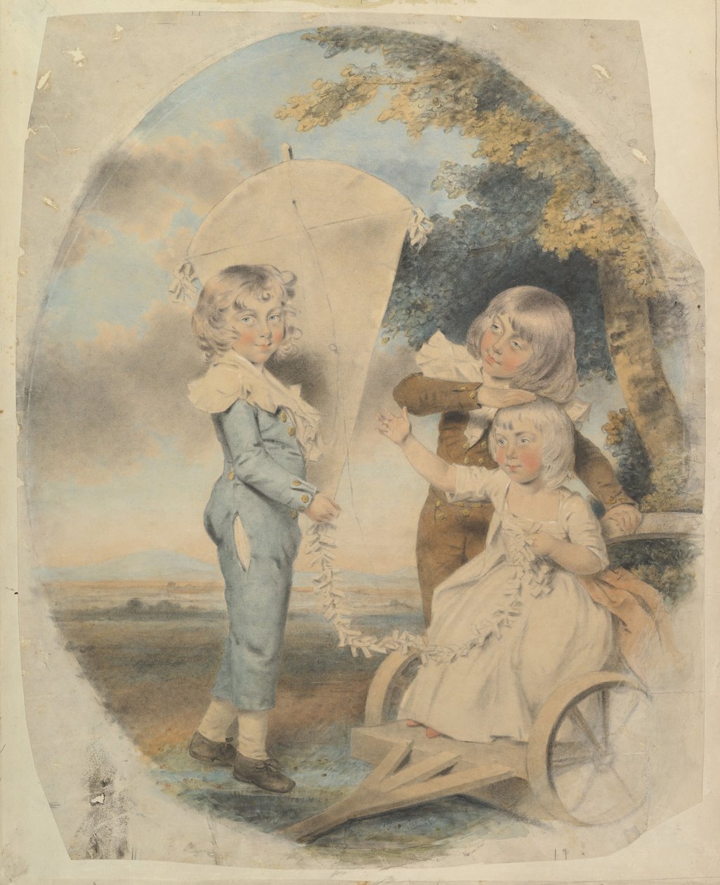 Dyson-børnene, 1787. af John Downman