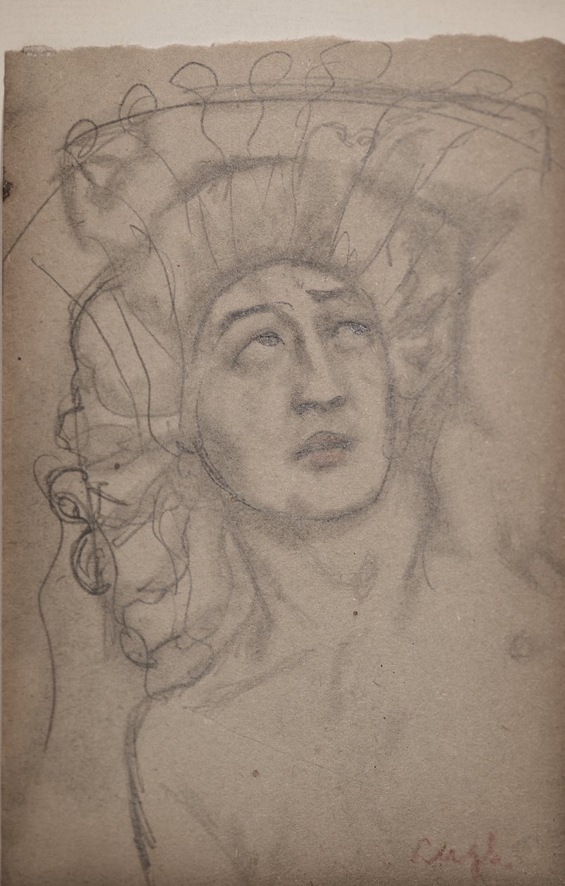 Uden titel [Mandfigur] (blyant) af John Duncan
