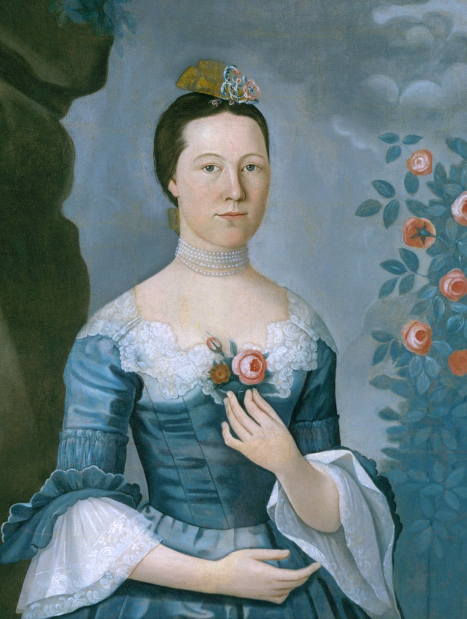 Susannah eller Mary Bontecou, ca. 1768-70. af John Durand