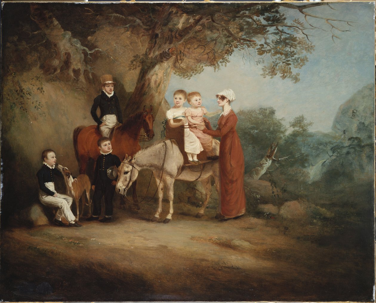 Marriott-familien, 1815 af John E. Ferneley