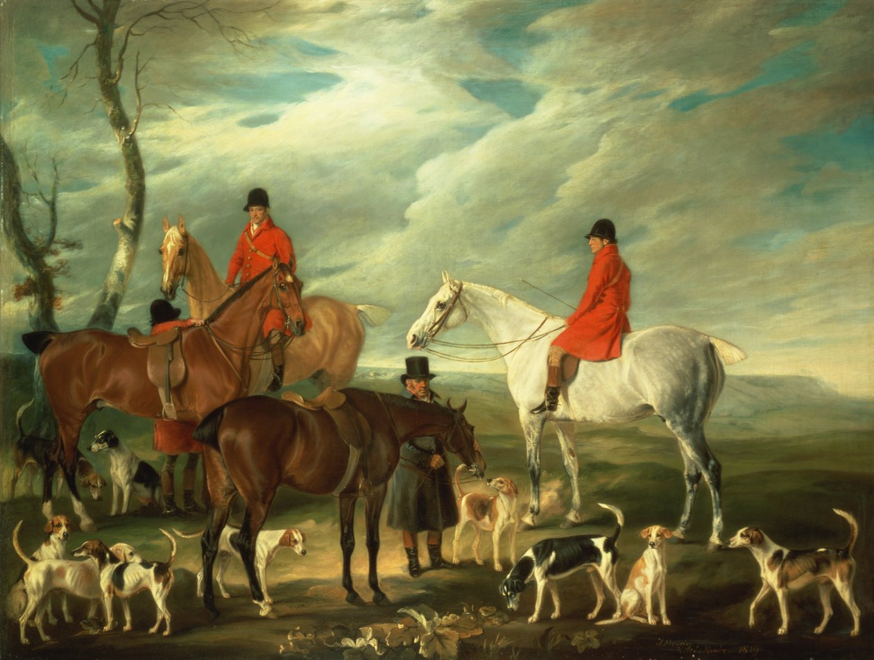 The Meet, Melton Mowbray af John E. Ferneley