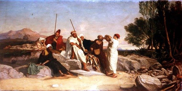 Arabiske fanger af John Evan Hodgson