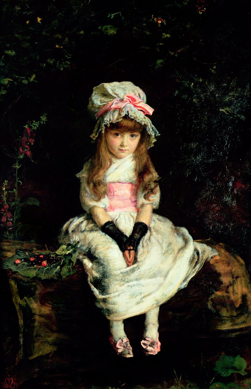 Kirsebær modne, 1879 af John Everett Millais