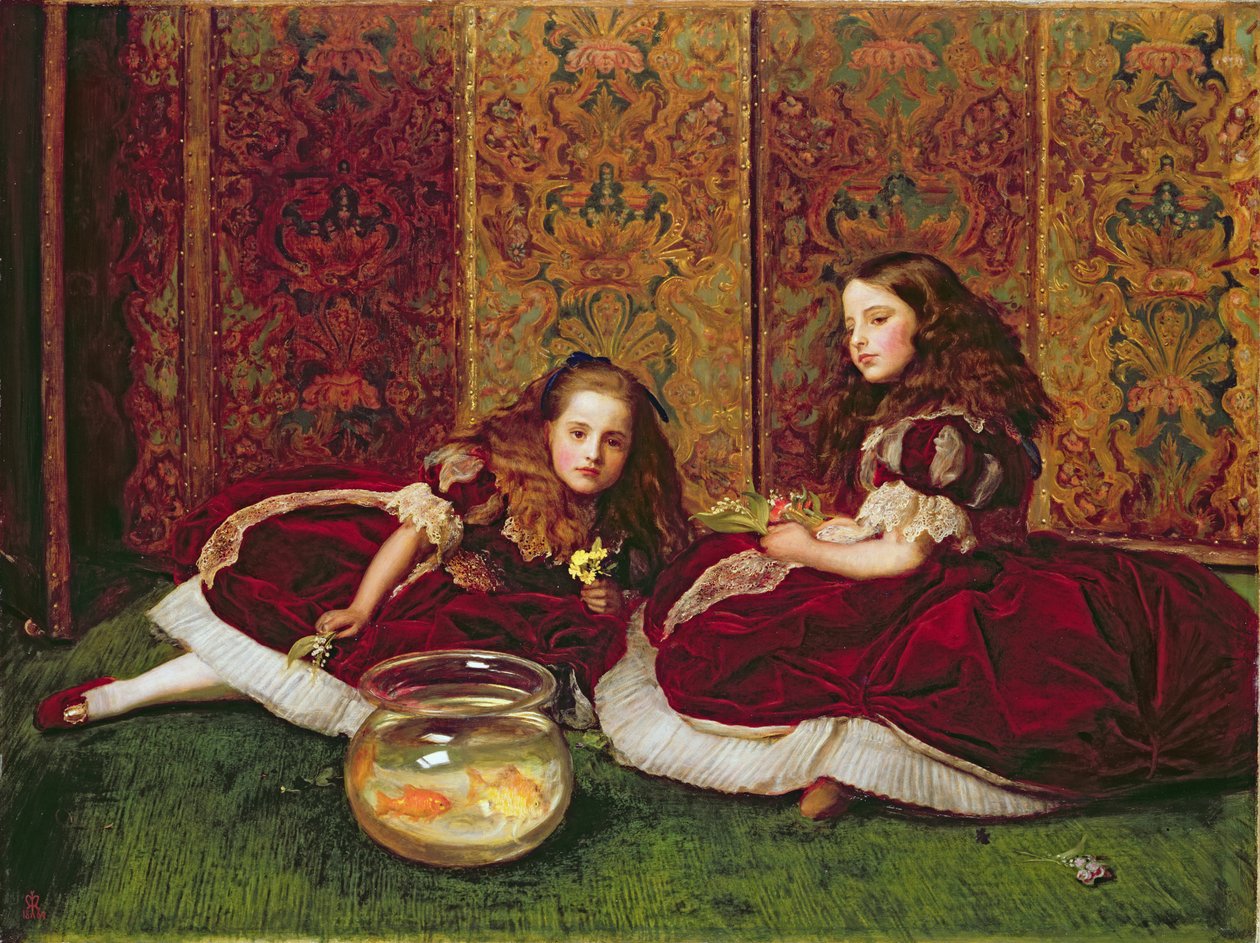 Fritid, 1864 af John Everett Millais
