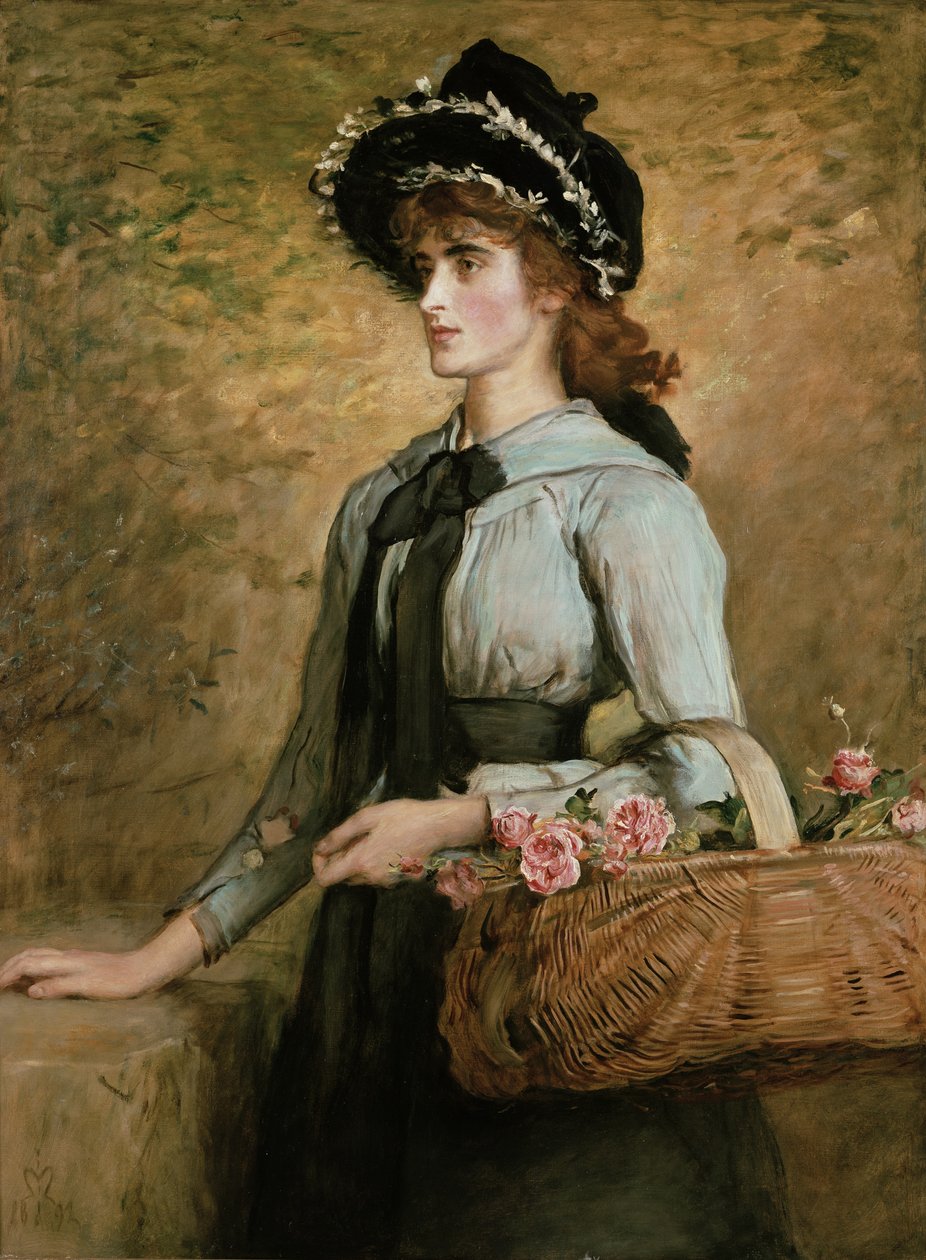 Søde Emma Morland, 1892 af John Everett Millais