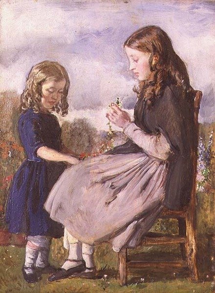 The Garland Weavers (olie på lærred) af John Everett Millais