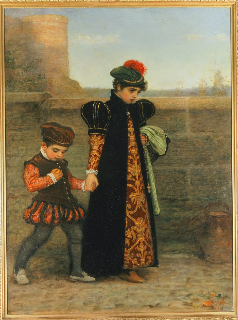 The Girlhood of St. Theresa af John Everett Millais