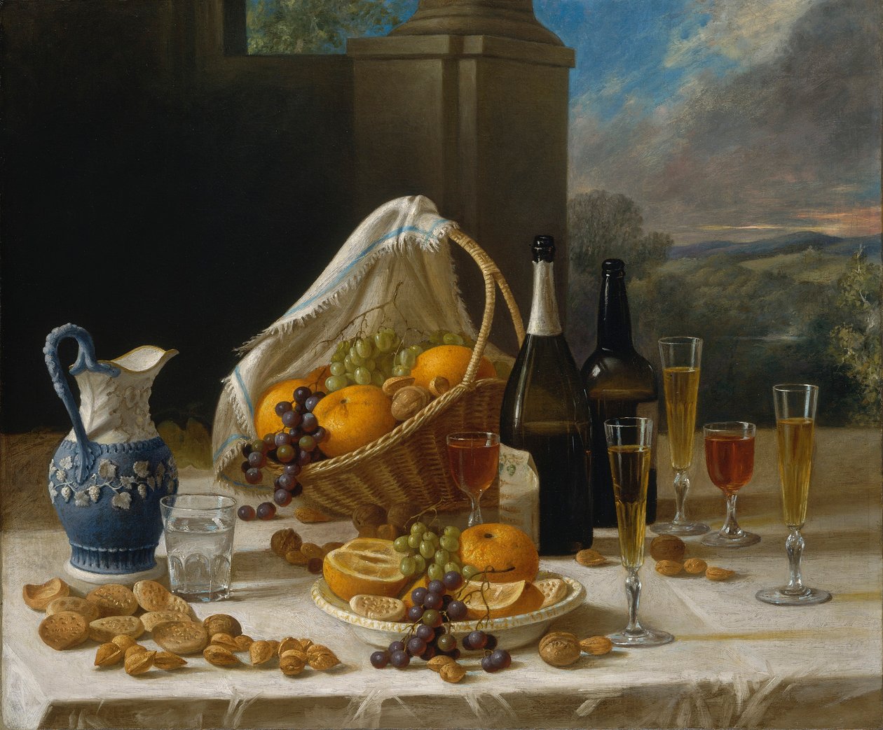 Stilleben til frokost af John F. Francis