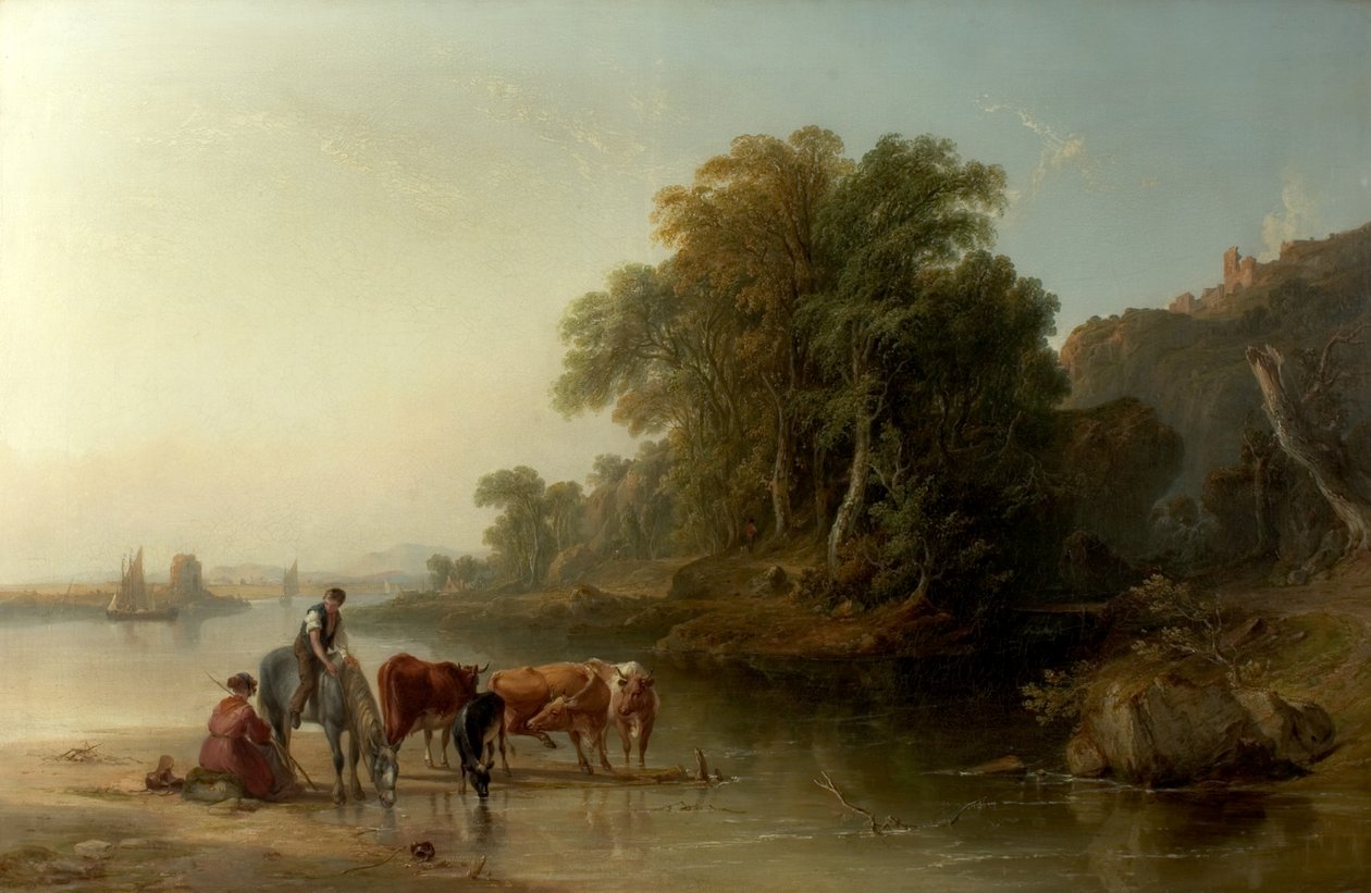 Vandingsstedet, 1840 af John F. Tennant