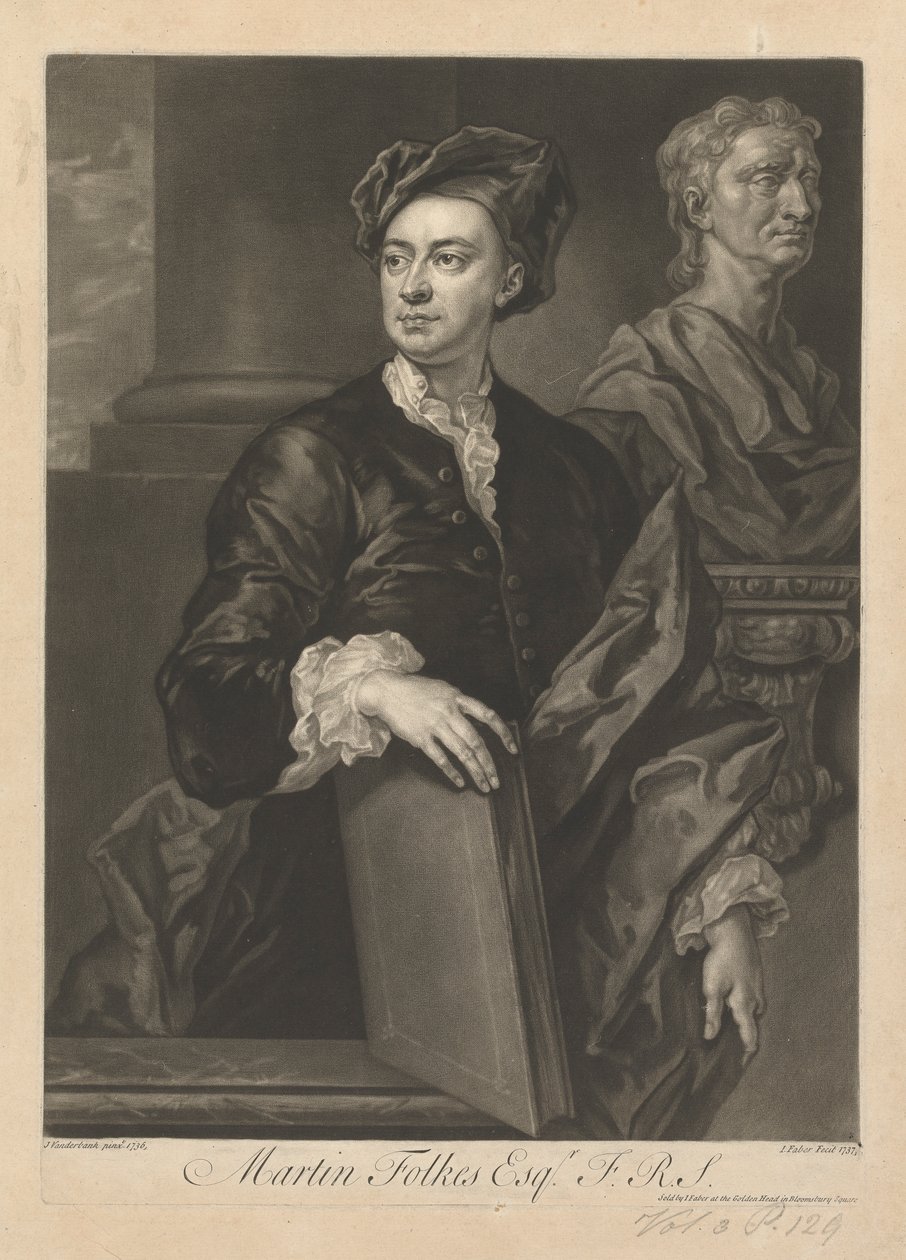 Martin Folkes Esq. af John Faber the younger