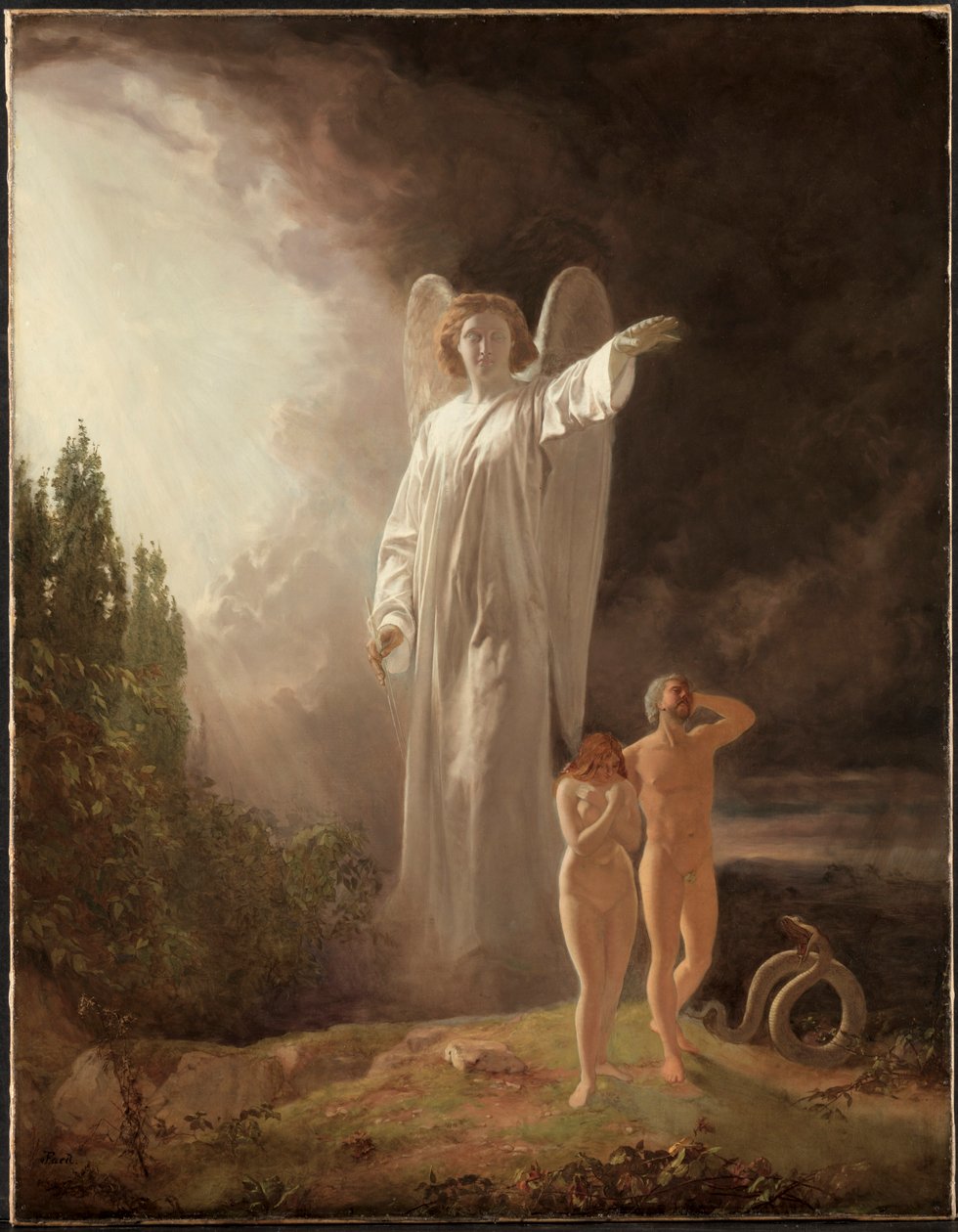 Uddrivelse af Adam og Eva, 1880