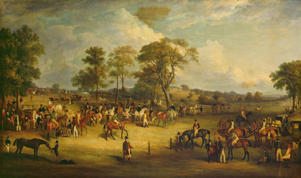 Heaton Park Races, 1829. af John Ferneley