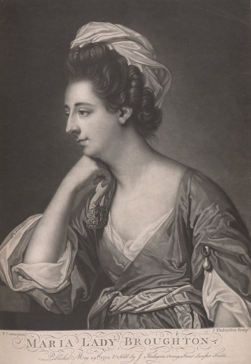 Maria, Lady Bronghon (d. 1785) af John Finlayson