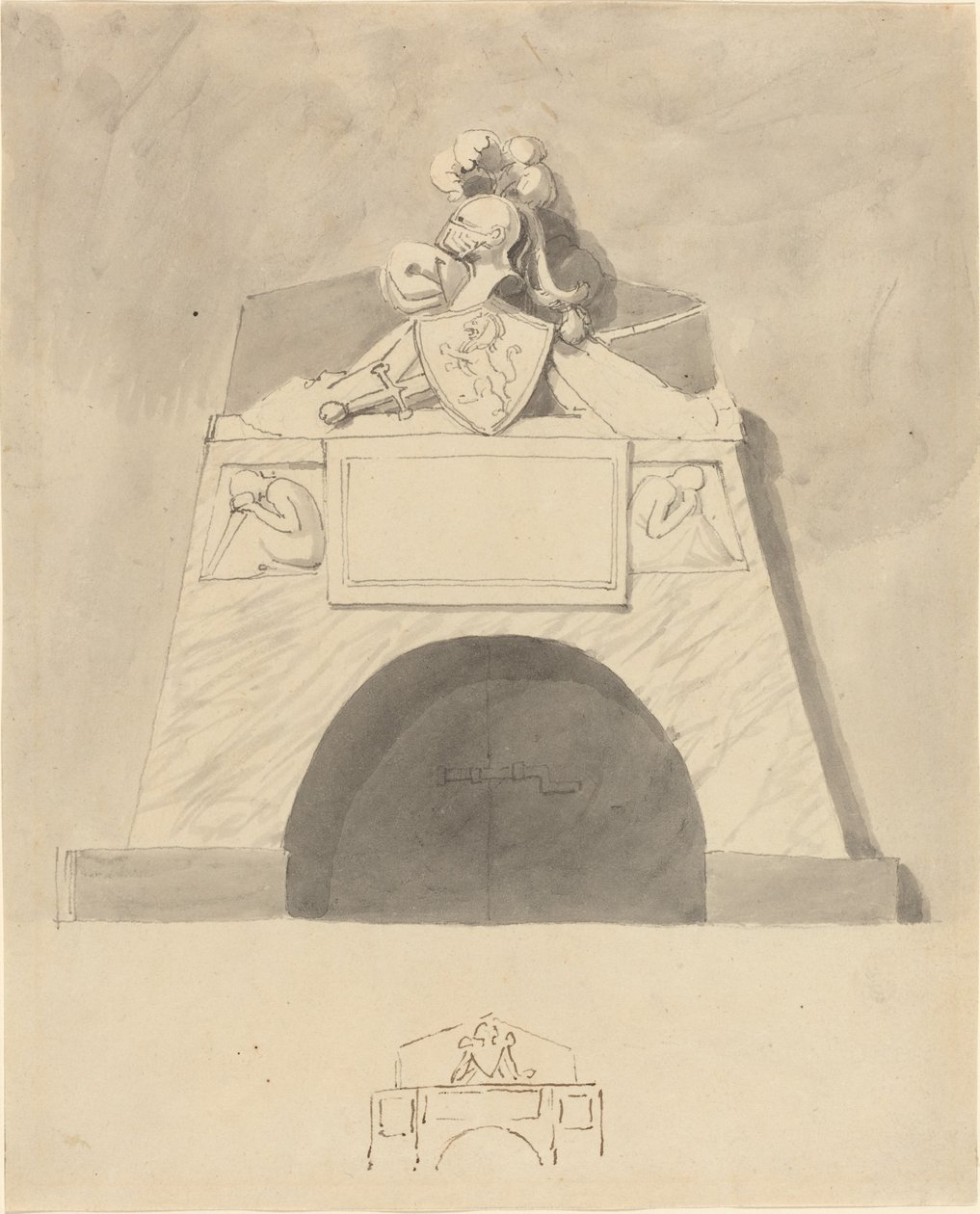 Design til et monument af John Flaxman