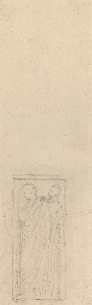 Relief med to kapper af John Flaxman