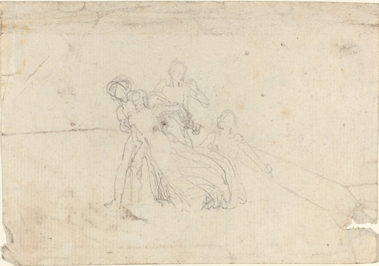 Studieark [recto and verso] af John Flaxman