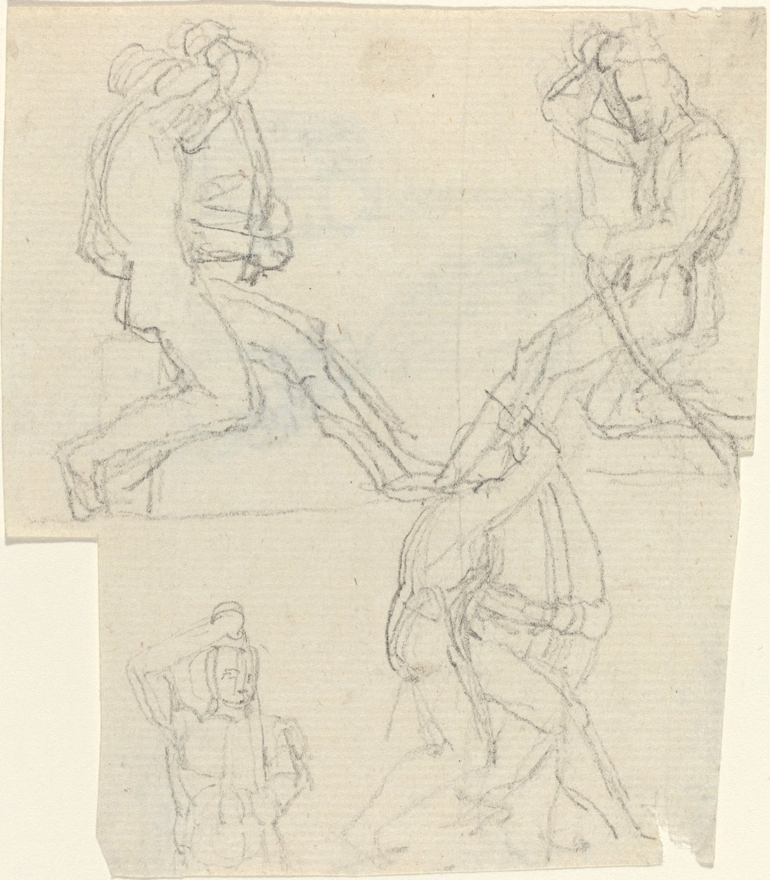 Studieark [recto and verso] af John Flaxman