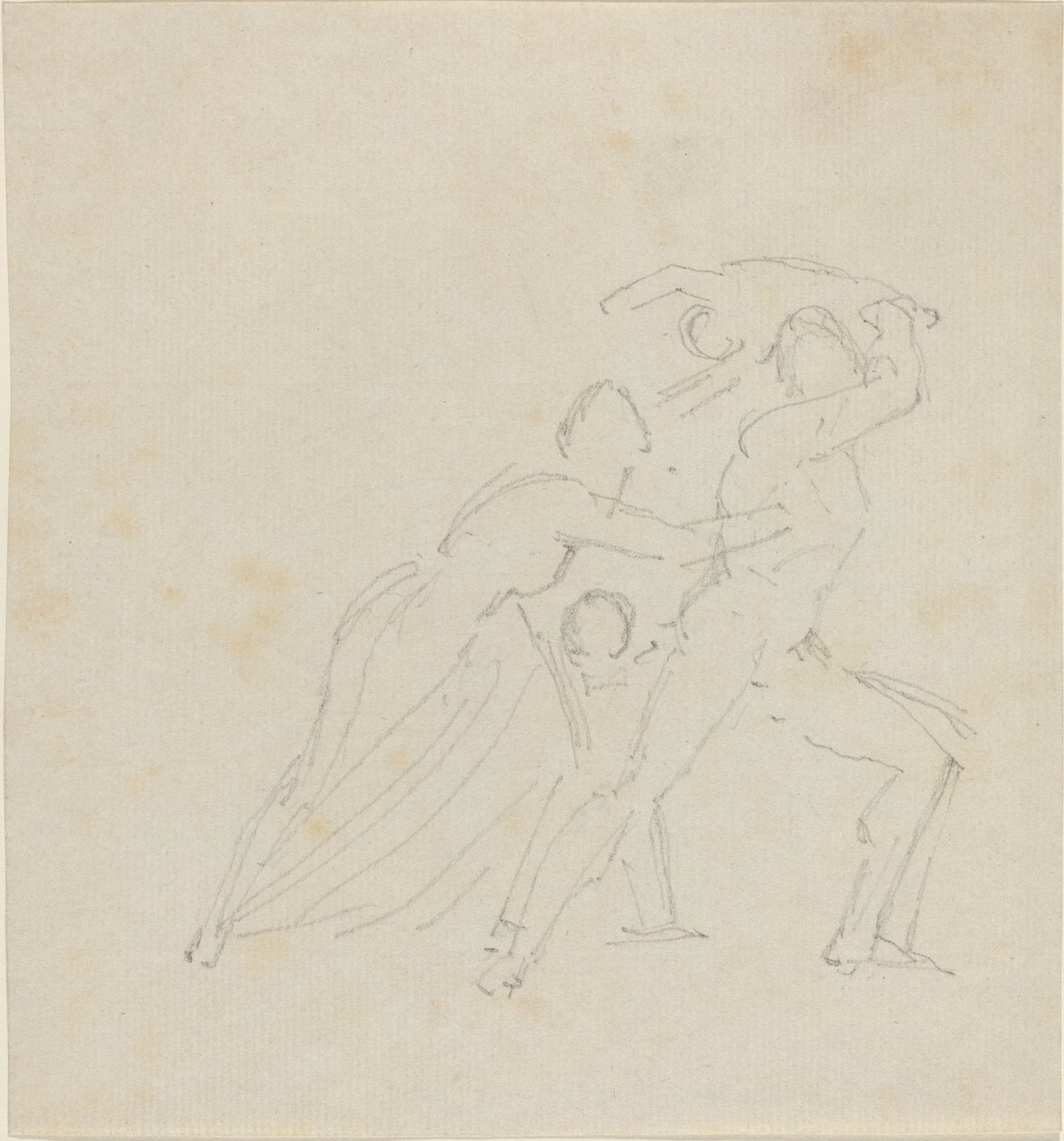 Studie til "The Fury of Athamas" af John Flaxman