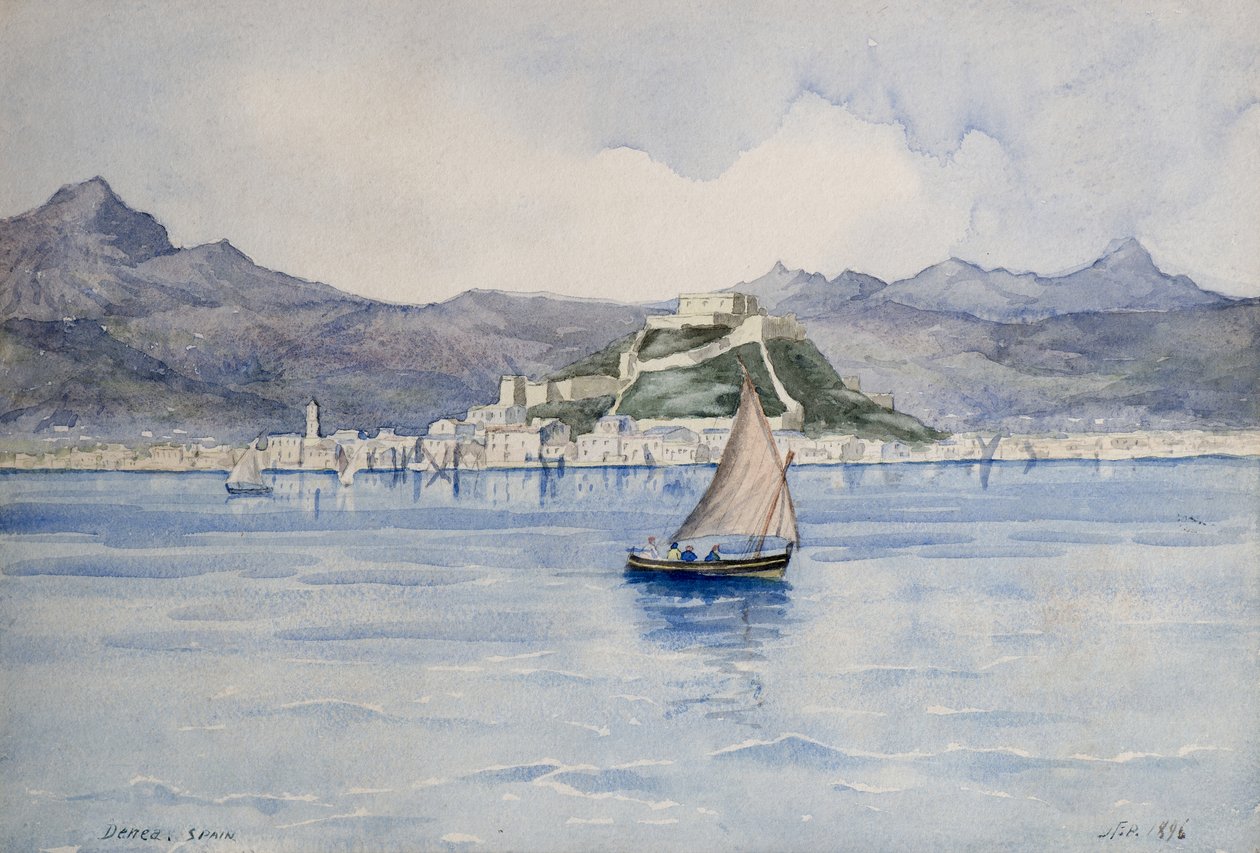 Denia, Spanien af John Francis Pollock