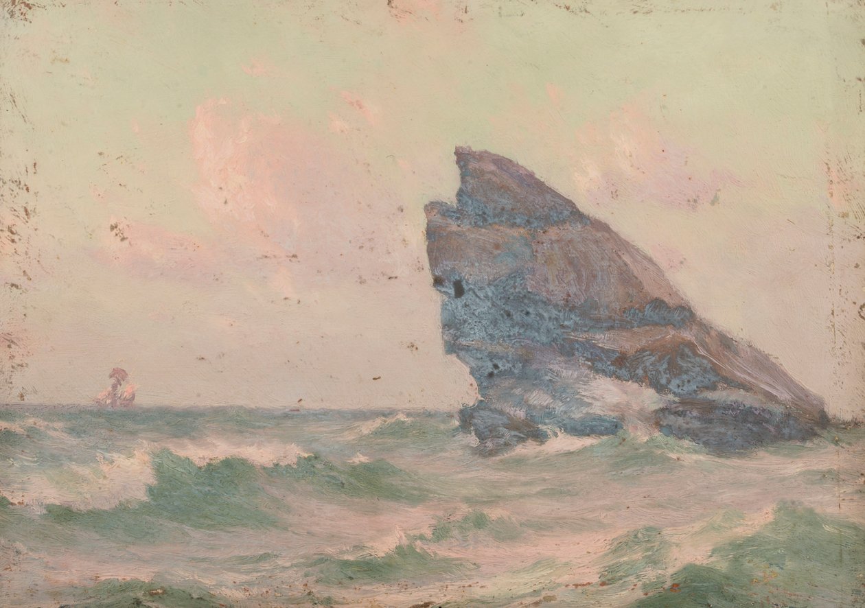 Seascape, ca. 1900 (olie på lærred) af John Fraser