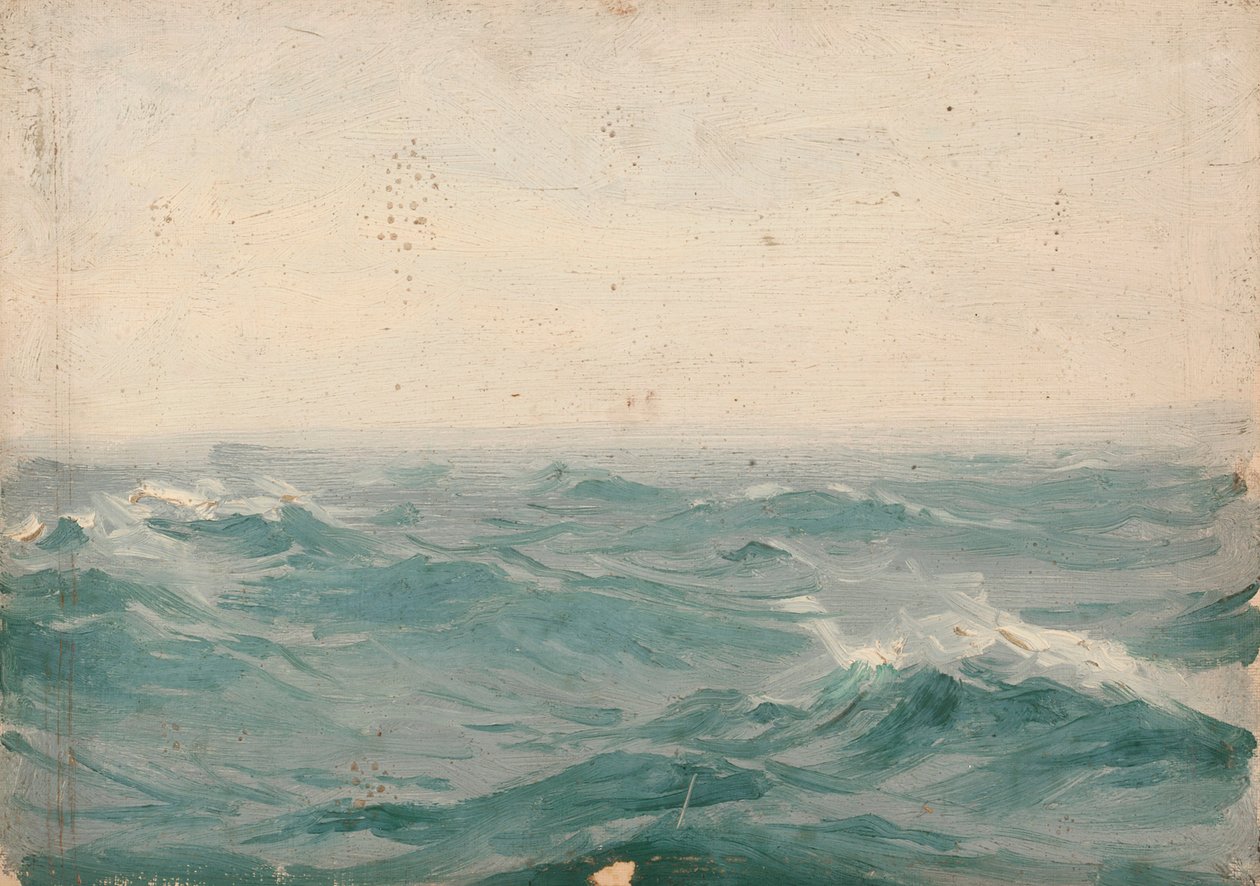 Seascape, ca. 1900 (olie på lærred) af John Fraser