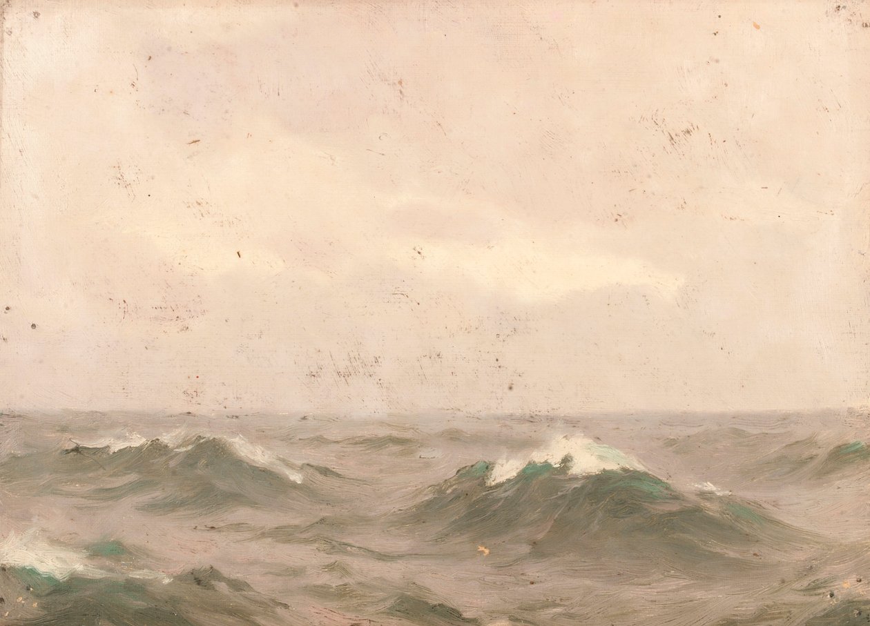 Seascape, ca. 1900 (olie på lærred) af John Fraser