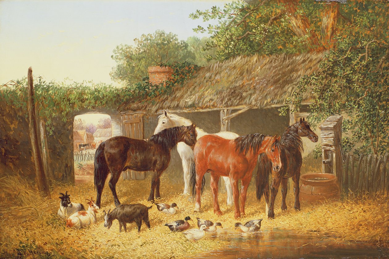 Gårdskammerater af John Frederick Herring Junior