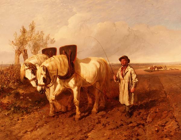 Pløjning af John Frederick Herring Jnr
