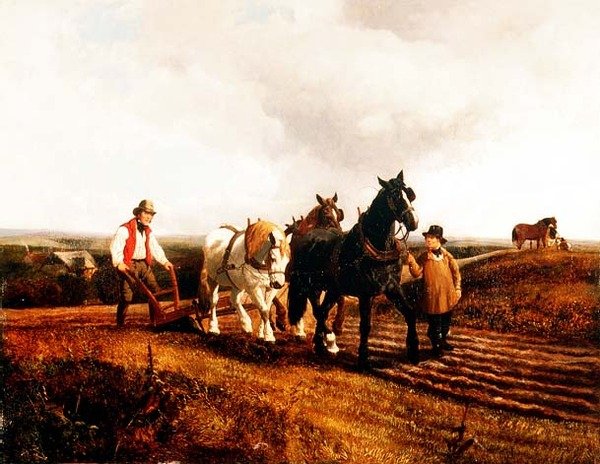 Pløjning af John Frederick Herring Jnr