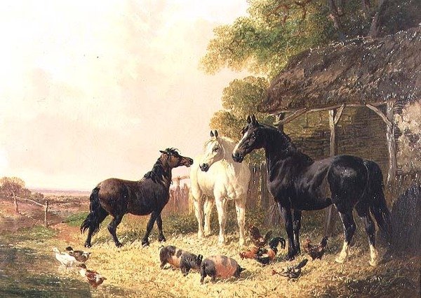 Gårdgården af John Frederick Herring Jnr