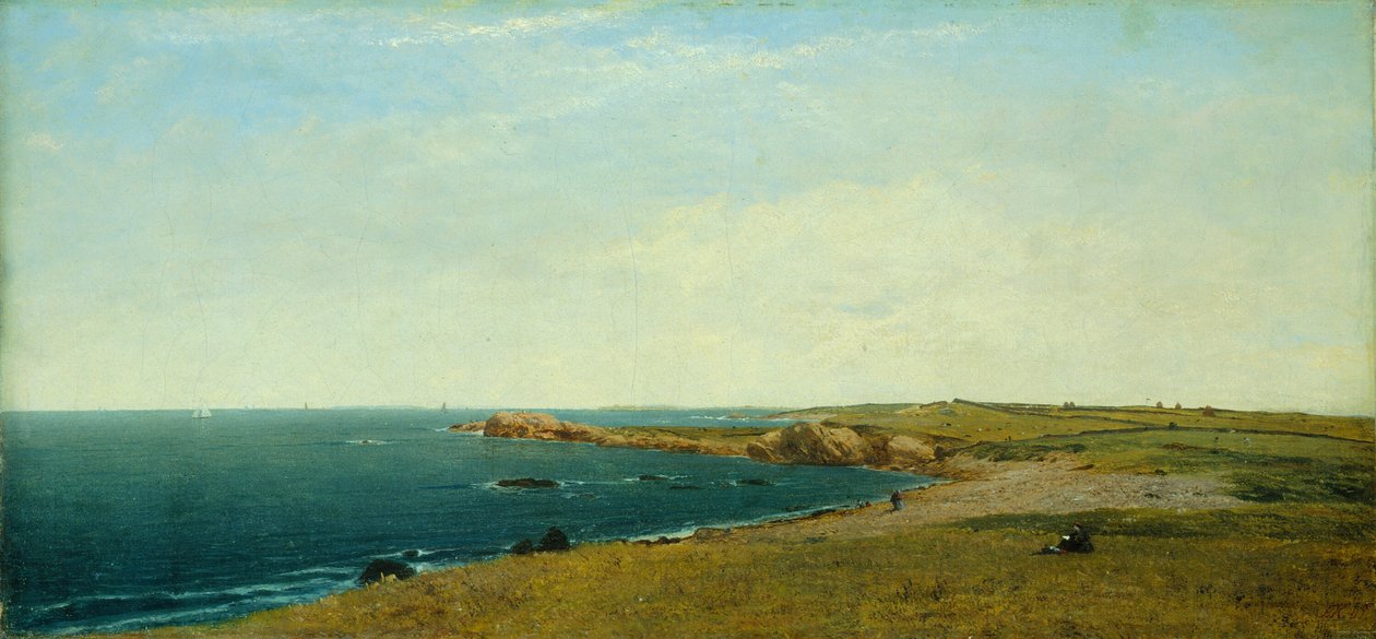 I nærheden af Newport, 1869. af John Frederick Kensett