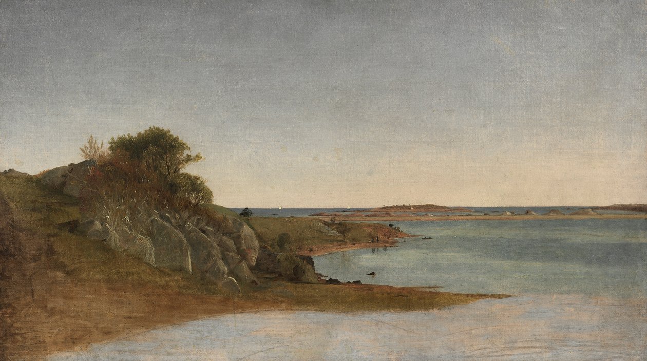 Udsigt nær Newport af John Frederick Kensett