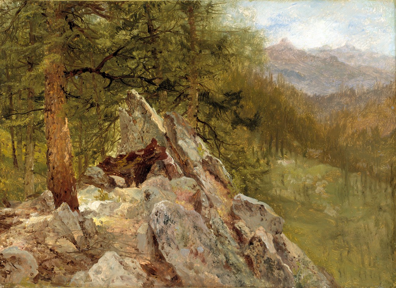 Vestlandskab, 1870. af John Frederick Kensett