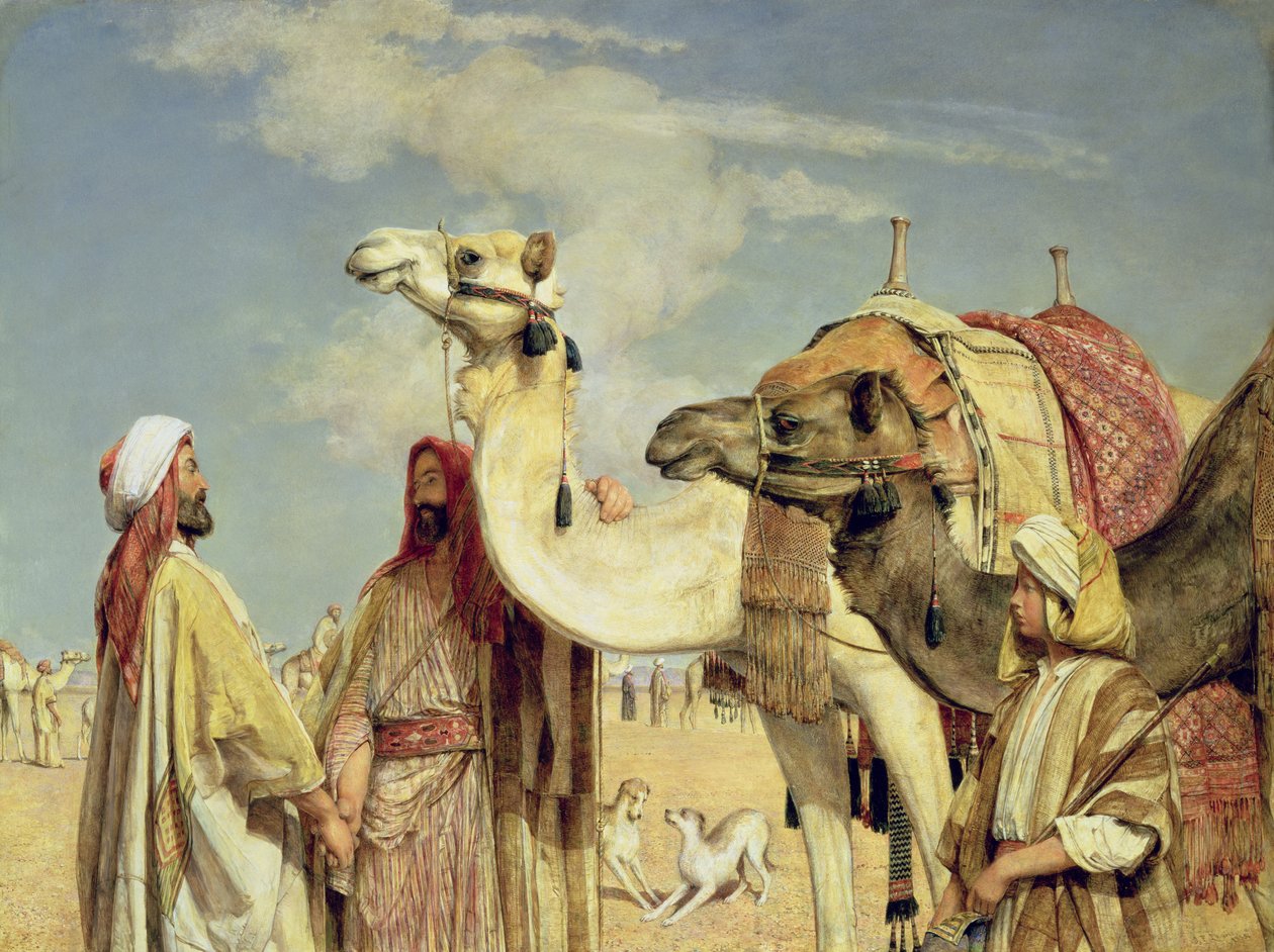Hilsen i ørkenen, Egypten af John Frederick Lewis