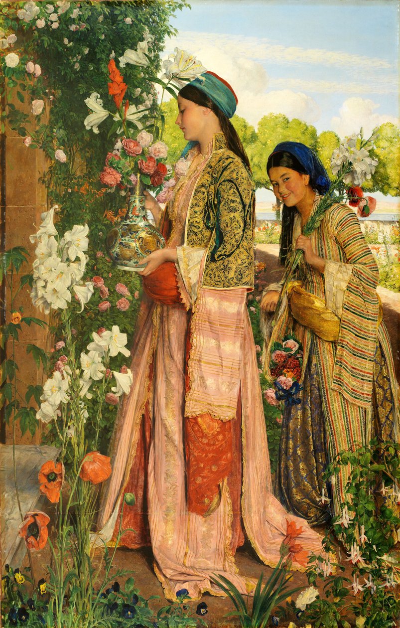 Lily Auratum, 1871 af John Frederick Lewis