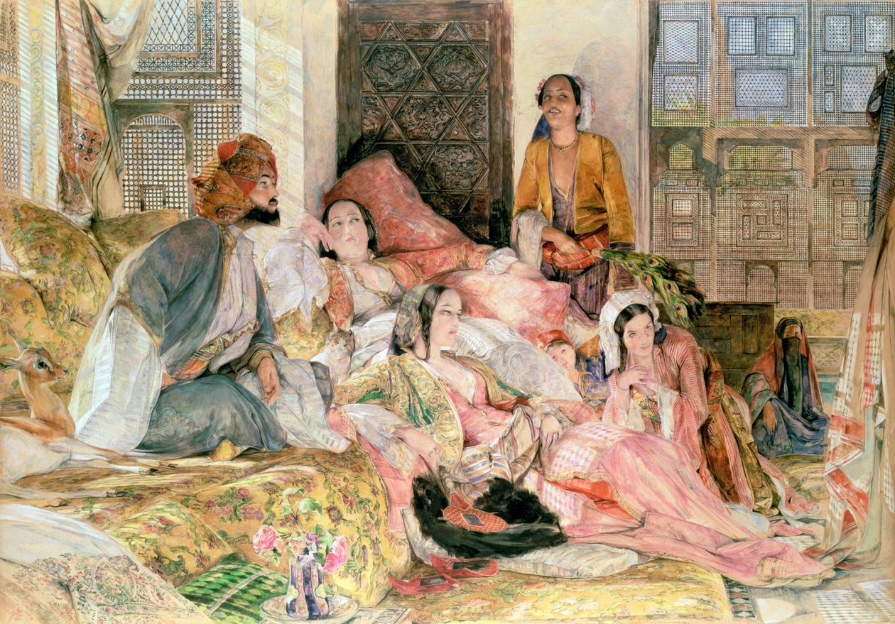 Haremet, ca. 1850 af John Frederick Lewis