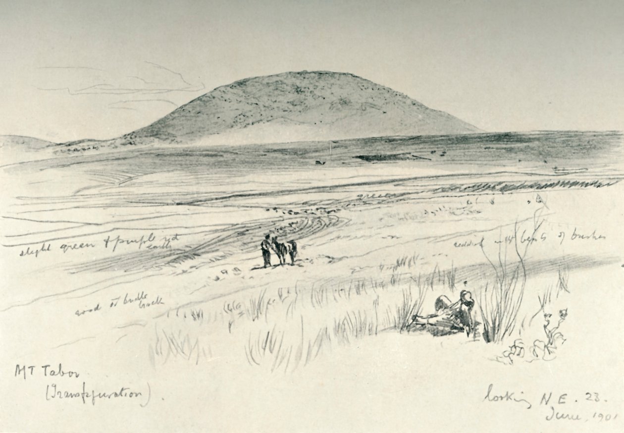 Mount Tabor, 1902. af John Fulleylove