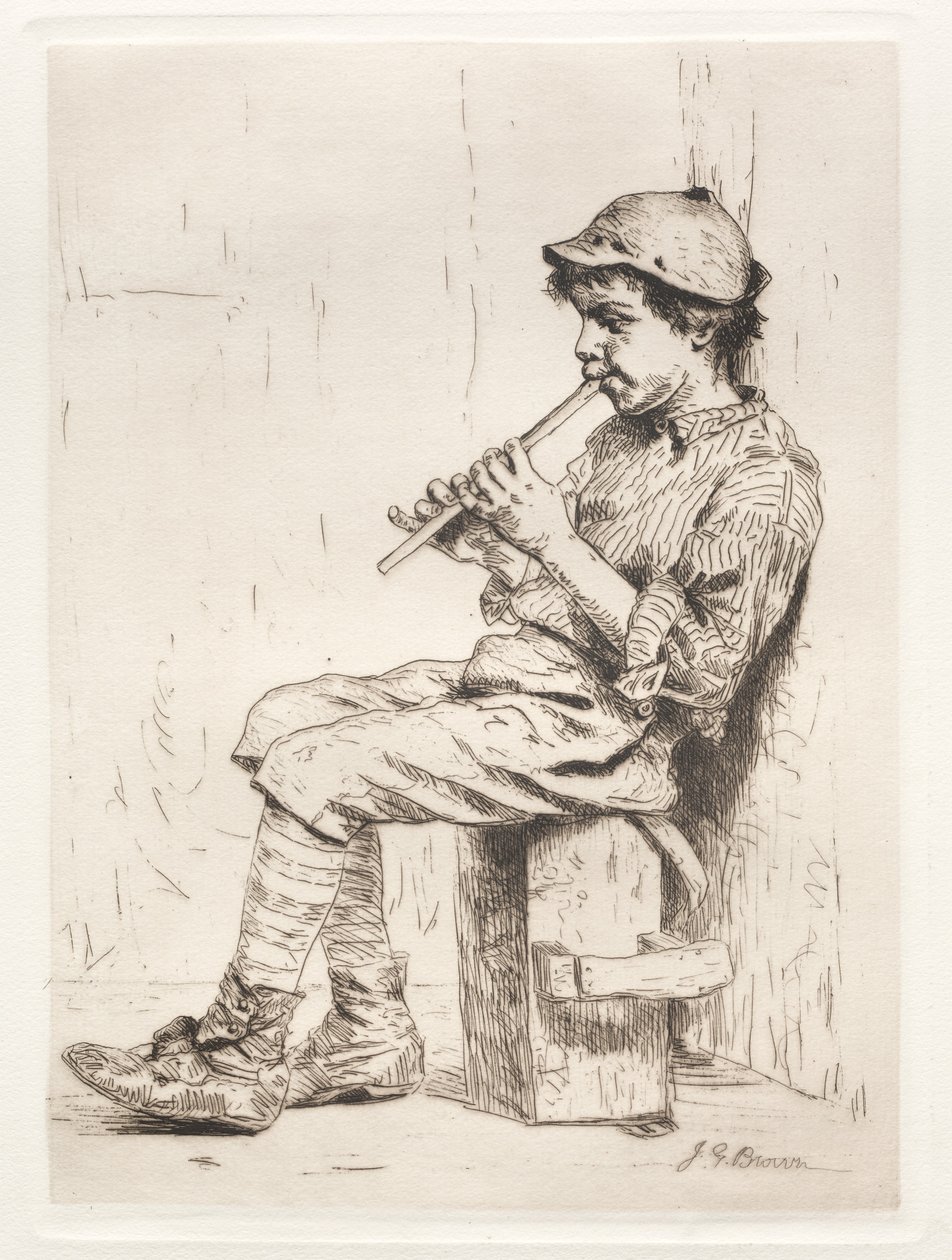 Forretning forsømt af John George Brown
