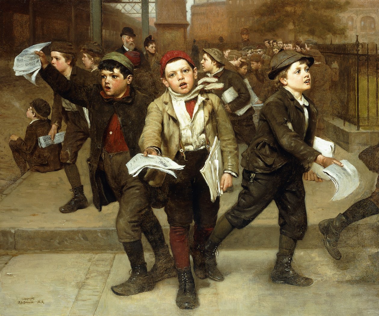 ekstra, af John George Brown