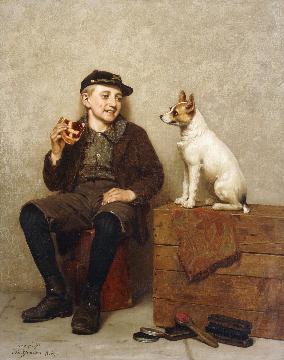 Jeg vil dele med dig, af John George Brown