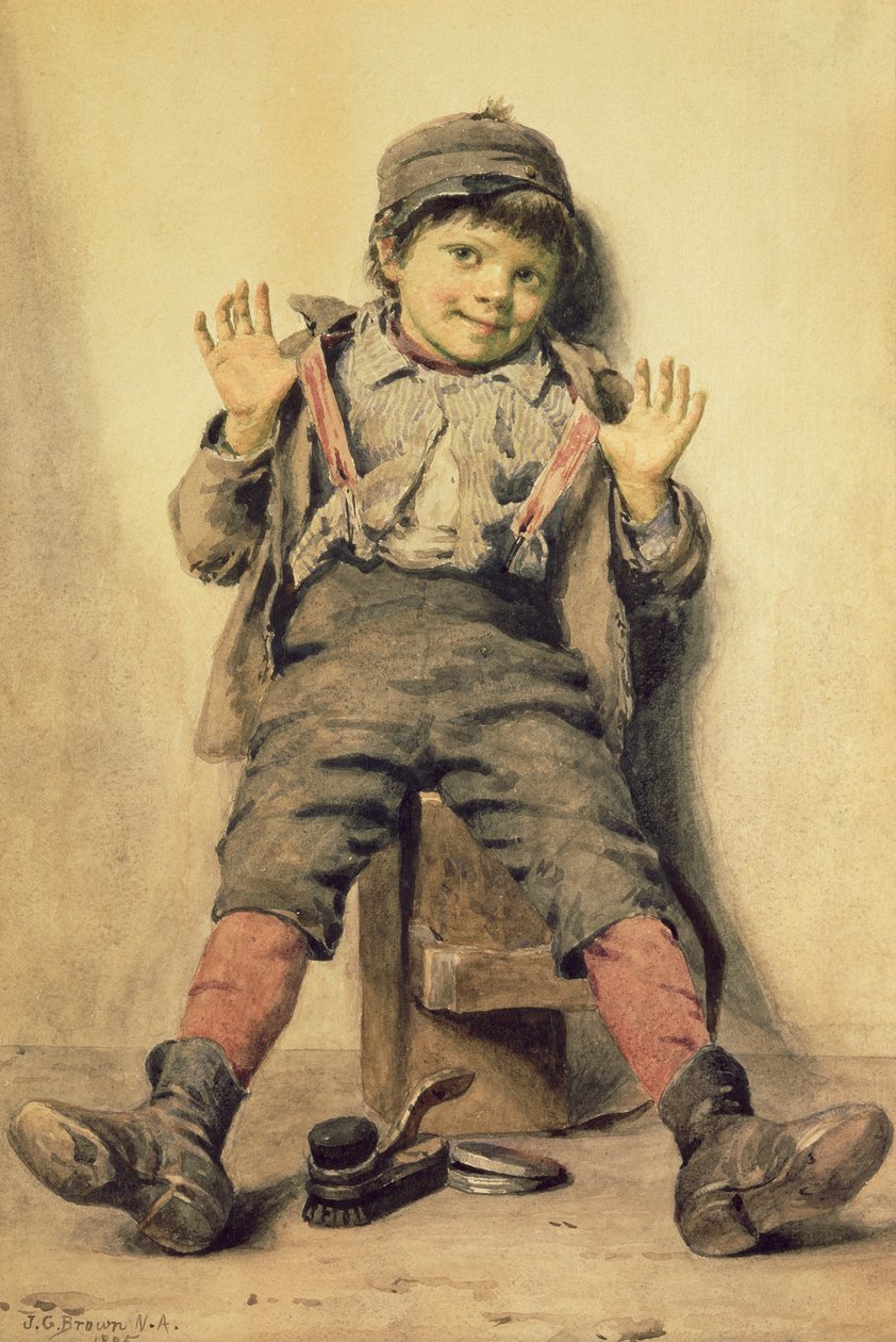 Fuldstændig lykkelig af John George Brown