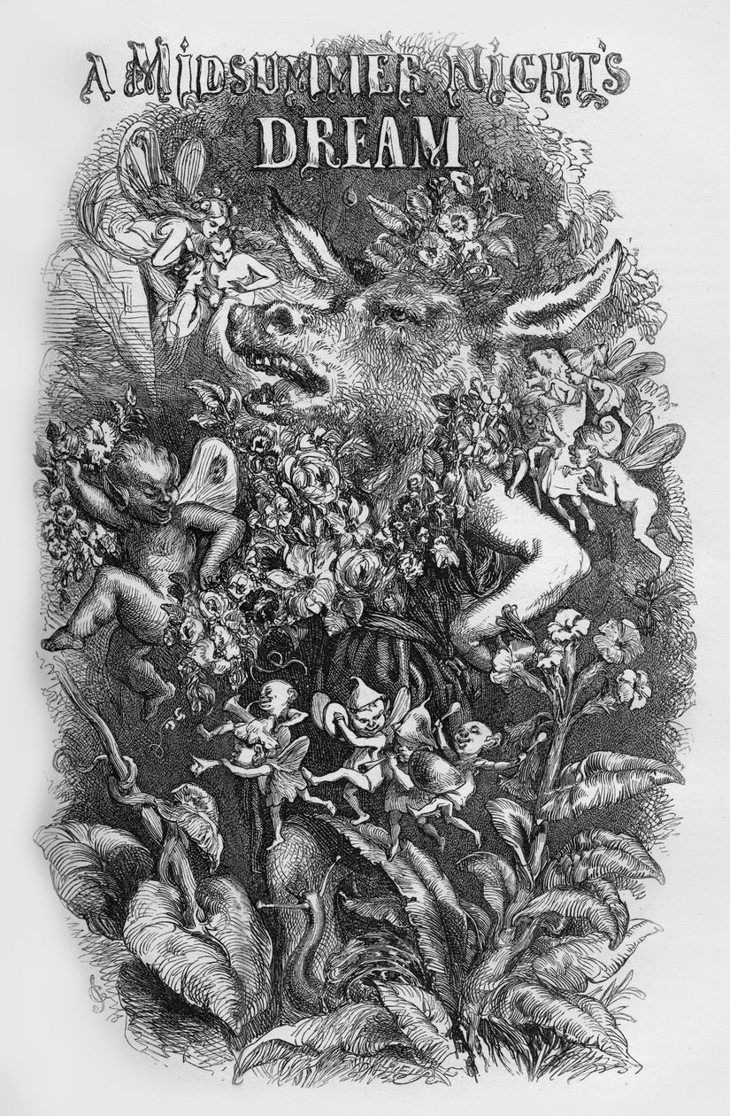En skærsommernatsdrøm af William Shakespeare af John Gilbert