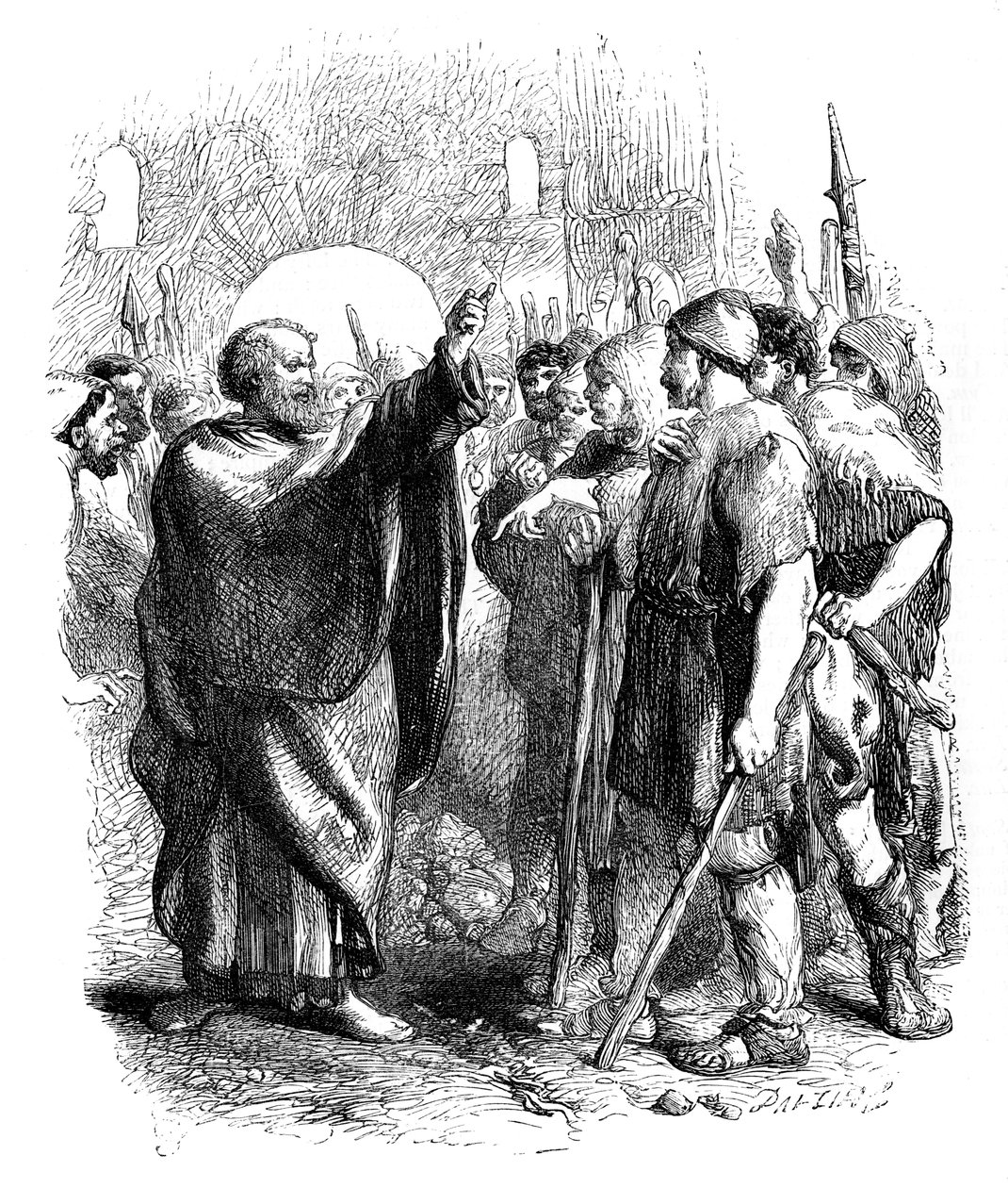 Coriolanus af William Shakespeare af John Gilbert